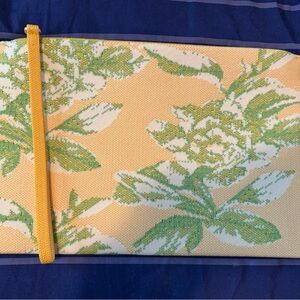 Rothy’s Floral Patterned Wristlet with Yellow and Green Accents
